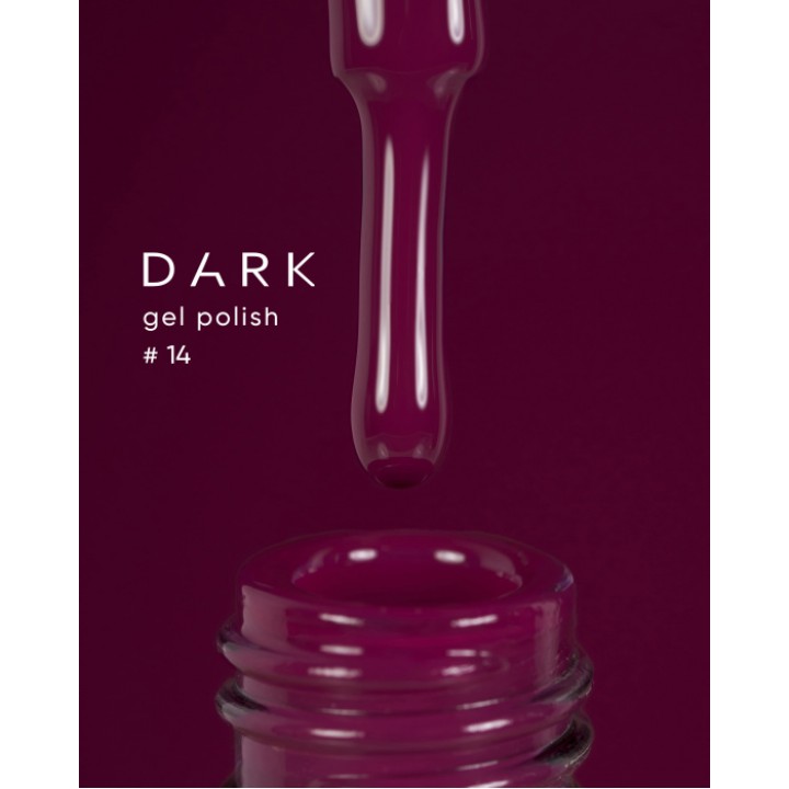 Dark gel polish (new collection) 14, 10 ml