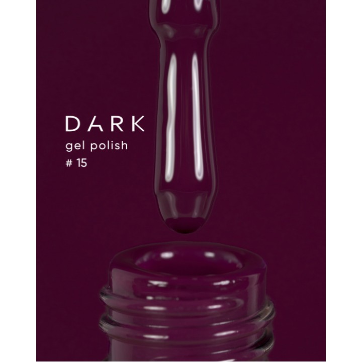 Dark gel polish (new collection) 15, 10 ml