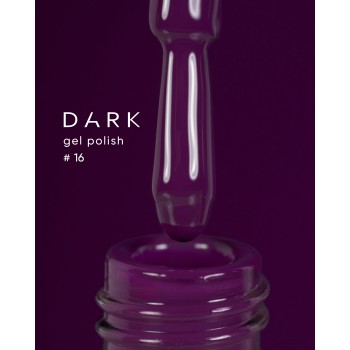 Dark gel polish (new collection) 16, 10 ml
