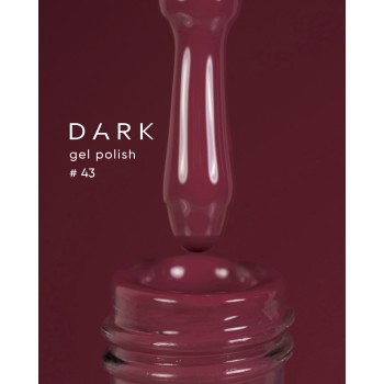 Dark gel polish (new collection) 43, 10 ml
