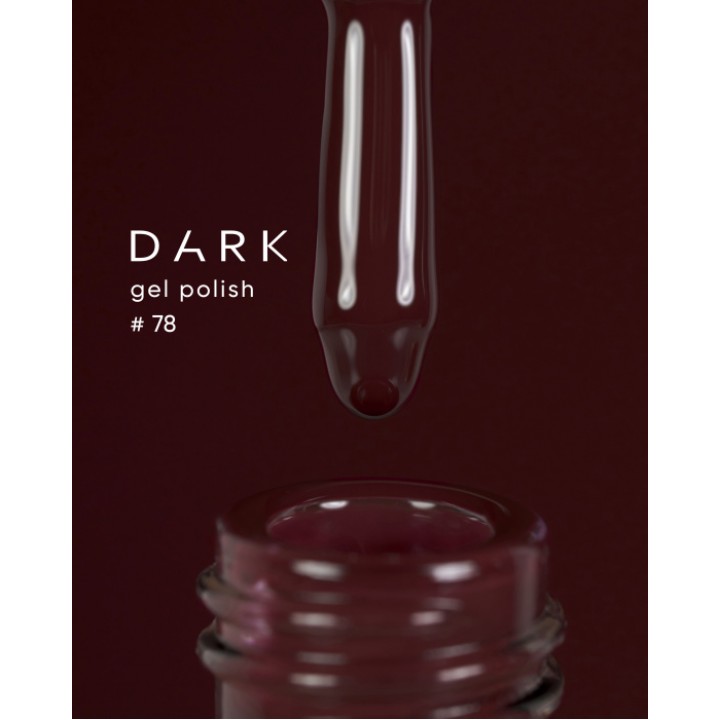 Dark gel polish (new collection) 78, 10 ml