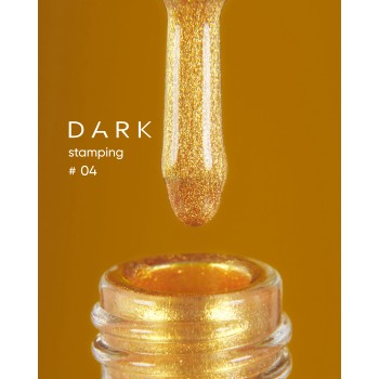 DARK Stamping polish №04 золотой, 8 ml