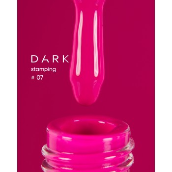 DARK Stamping polish №07 малиновий, 8 ml