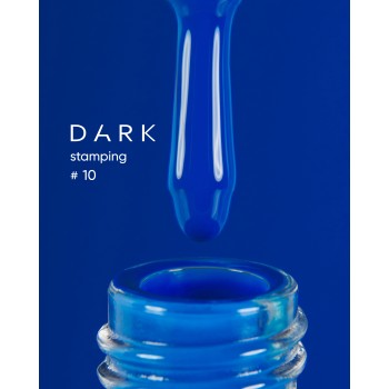 DARK Stamping polish №10 синий, 8 m