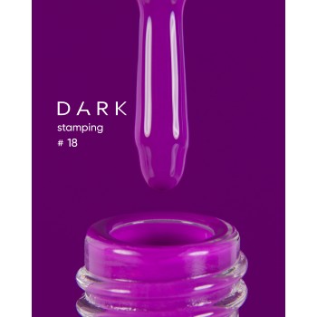 DARK Stamping polish №18 фуксия, 8 ml