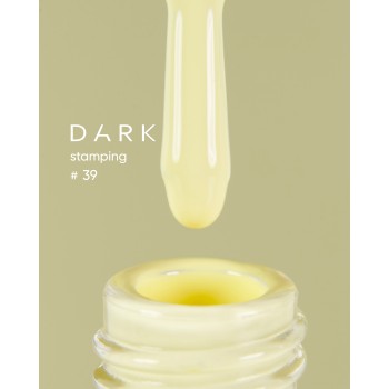 DARK Stamping polish №39 лемонный, 8 ml