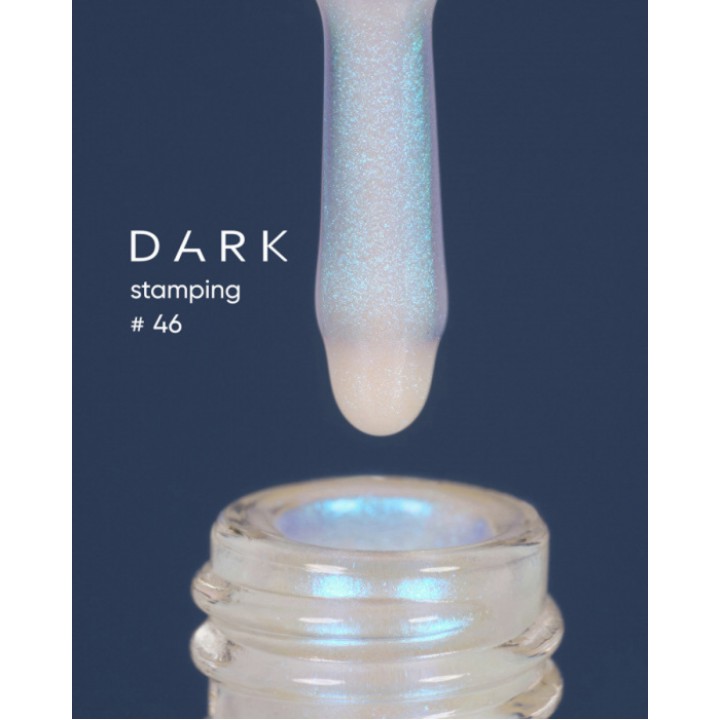 DARK Stamping polish №46 блакитний хамелеон, 10 ml