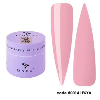 Builder Gel DNKa, 15 ml #0014 Lesya