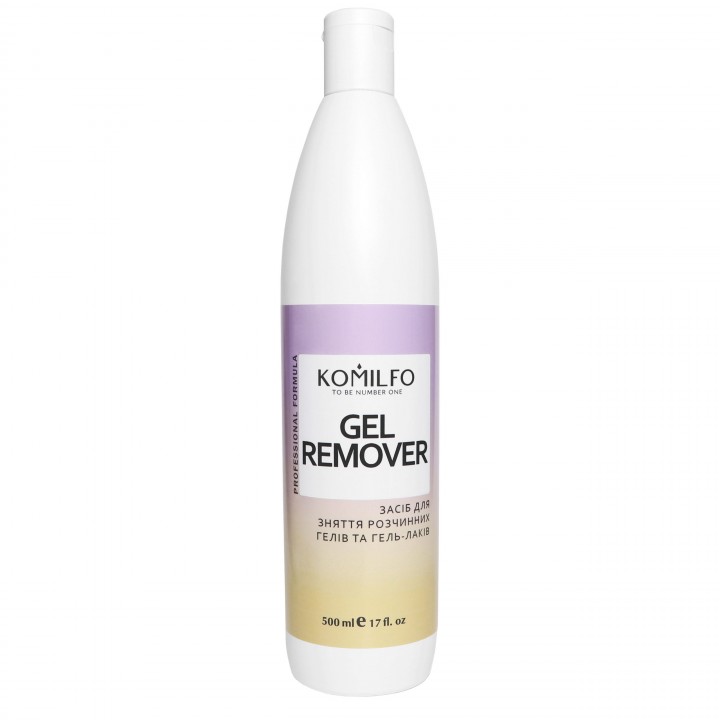 Komilfo Gel Remover – средство для снятия soak off гелей и гель-лаков, 500 мл
