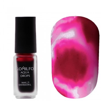 Komilfo Aqua Drops №006 Dark Pink, 5 мл