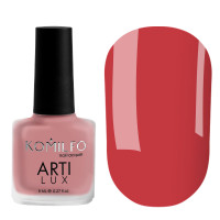 Komilfo ArtiLux Лак для нігтів Lady in Red 001, 8 мл