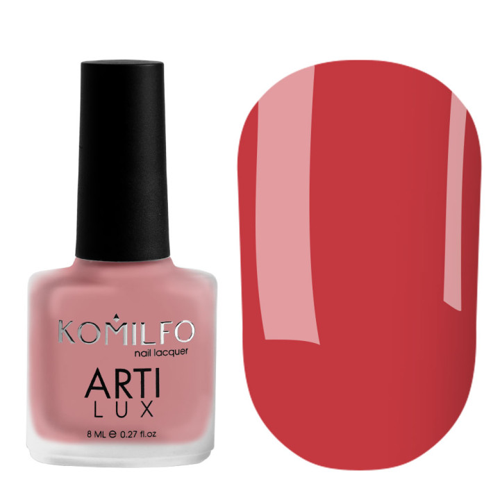 Komilfo ArtiLux Лак для нігтів Lady in Red 001, 8 мл