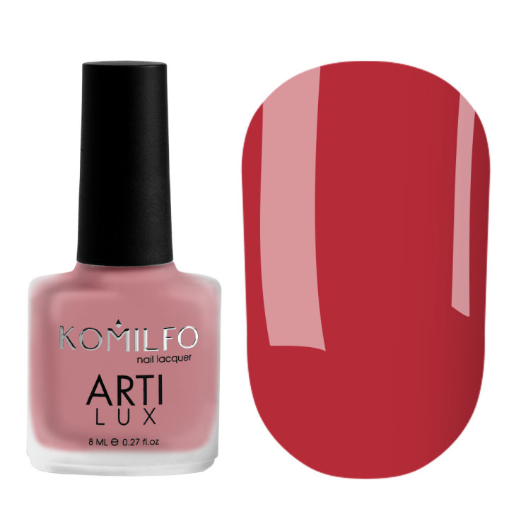 Komilfo ArtiLux Лак для нігтів Lady in Red 002, 8 мл