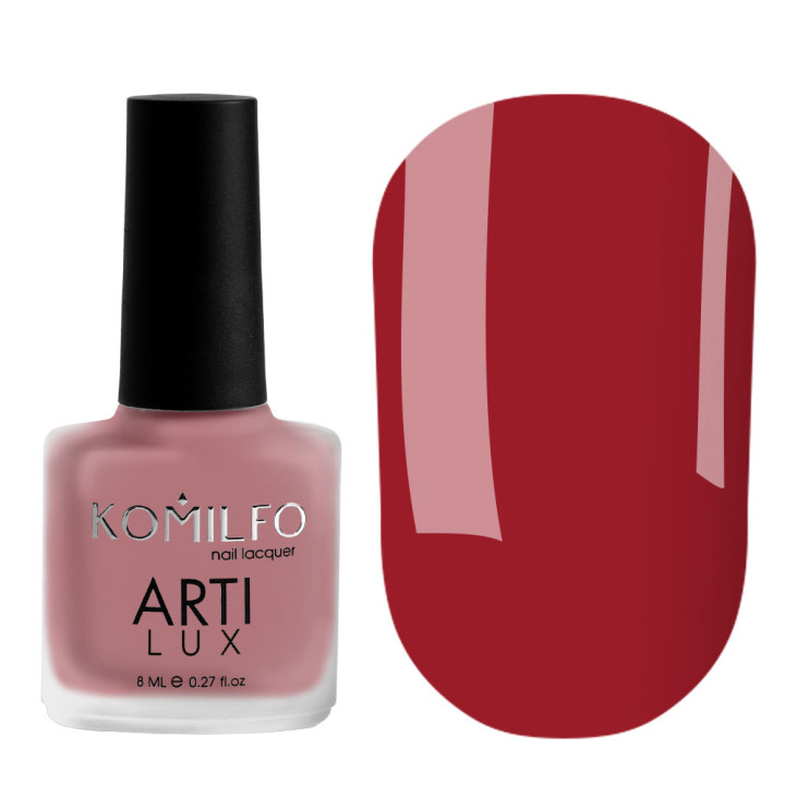 Komilfo ArtiLux Лак для нігтів Lady in Red 003, 8 мл