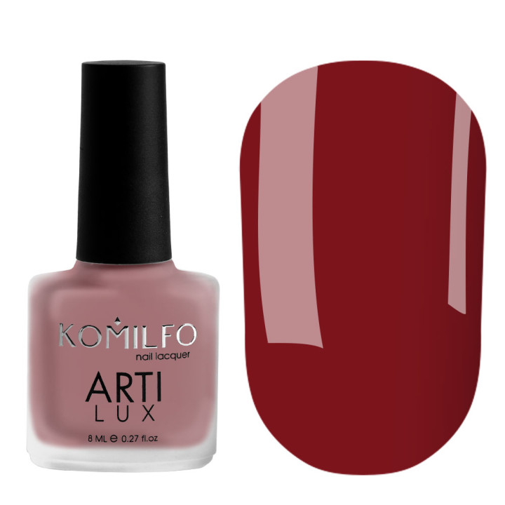 Komilfo ArtiLux Лак для нігтів Lady in Red 004, 8 мл