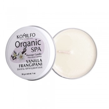 Komilfo Massage Candle - Vanilla Frangipani, 30 g