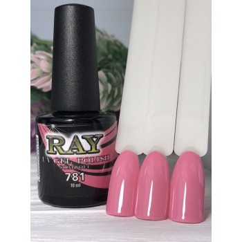 Гель-лак для ногтей RAY № 781 (фламинго), 10ml