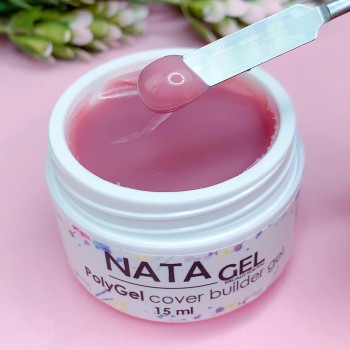 Полігель (акрігель) NATA gel, натуральний, 15 грам