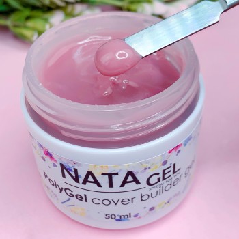 Полігель (акрігель) NATA gel, натуральний, 50 грам