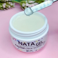 Полігель (акрігель) NATA gel, прозорий, 30 грам