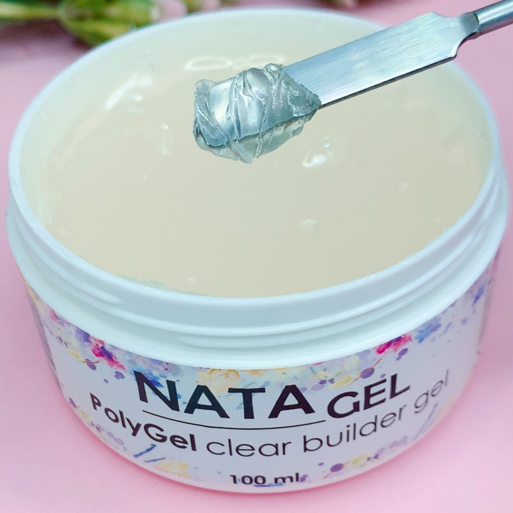 Полігель (акрігель) NATA gel 100 г, прозорий