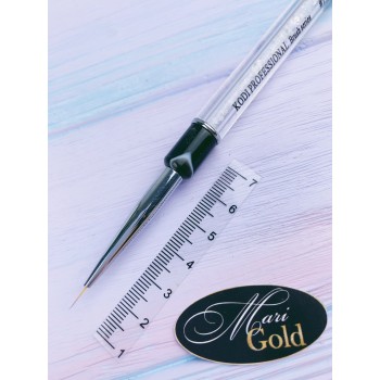Кисть для рисования Kodi 6 мм (ручка скристалами)