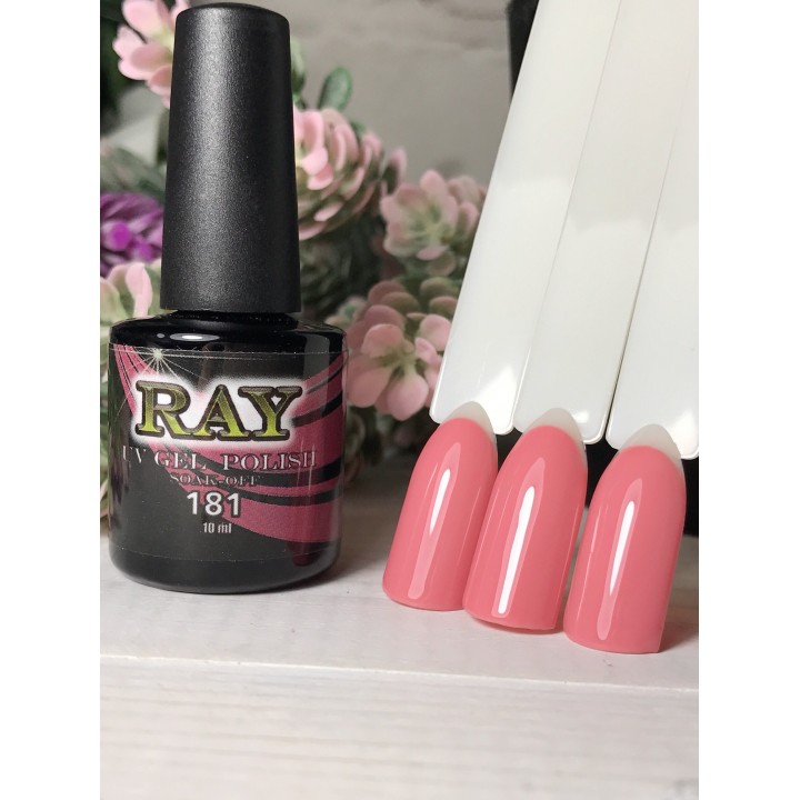 Гель-лак для ногтей RAY № 181 нежно-розовый