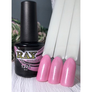 Гель-лак для нігтів RAY № 1221 (ніжно-рожевий шиммер), 10 ml