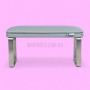 Підлокітник під лампу IKEA STYLE (сірий на металевих ніжках)