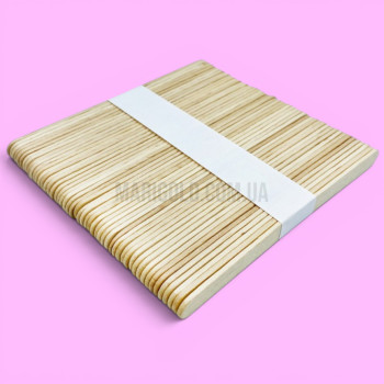 Шпатель дерев'яний, малий 50 шт (11,5*1см)