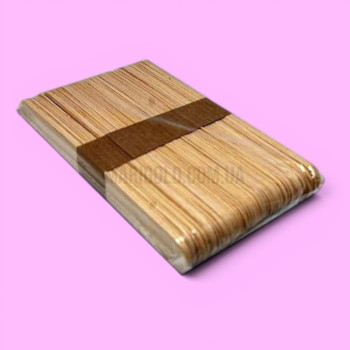 Шпатель дерев'яний, малий 50 шт (9*1см)