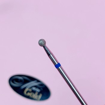 Алмазна фреза "куля" синя 3,1 мм (високої якості)