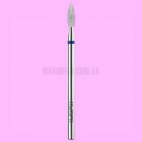 Фреза алмазно-платинова KWARK полум’я видовжене гостре синя 2,3 мм / 8 мм