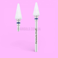 Керамічна фреза конус гострий, синя (середня насічка) Formula Profi