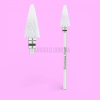 Керамічна фреза конус заокруглений, зелена (велика насічка насічка) Formula Profi