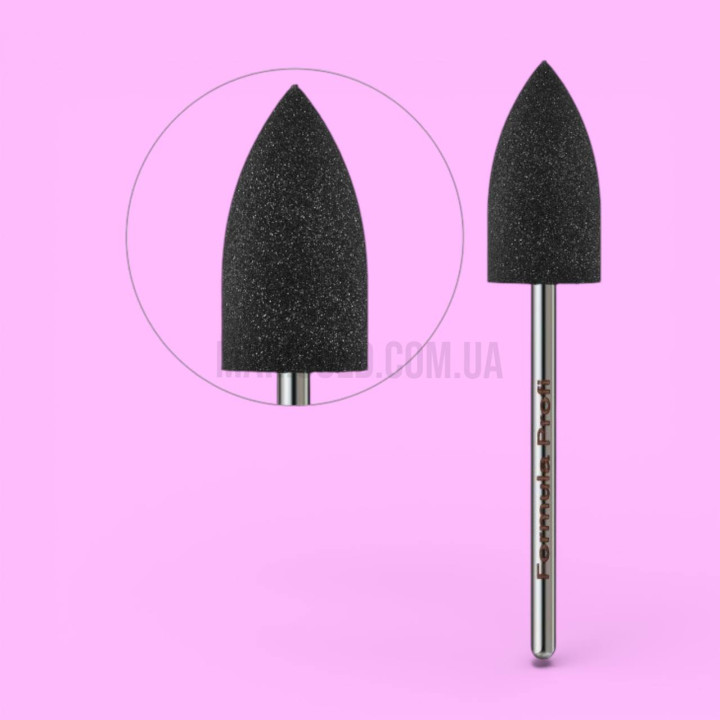 Фреза полірувальник Конус гострий, чорна 150 гріт Formula Profi