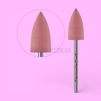 Фреза полірувальник Конус гострий, рожева 400 гріт Formula Profi