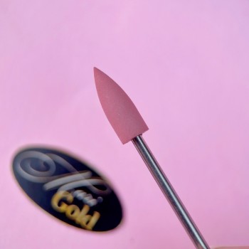 Насадка силіконова гострий конус, рожева (м'яка)