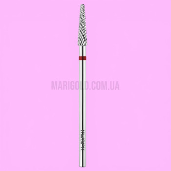 Фреза карбид-вольфрамовая KWARK конус малый красный 3,1 мм / 12,7 мм