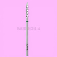 Фреза карбід-вольфрамова KWARK конус гострий зелена 2,3 мм / 14 мм