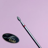 Алмазна фреза "свічка" 2,3 мм червона PRC