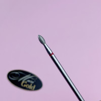 Алмазна фреза "свічка" 2,5 мм червона PRC