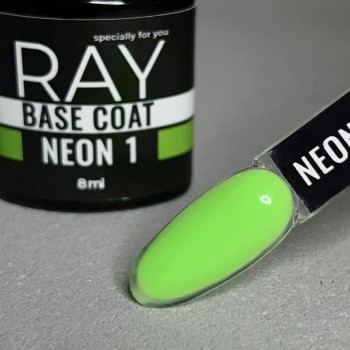 База RAY для гель-лаку кольорова NEON №1, 8 ml