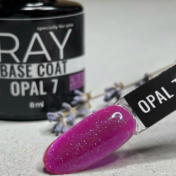 База RAY для гель-лаку кольорова OPAL №7, 8 ml