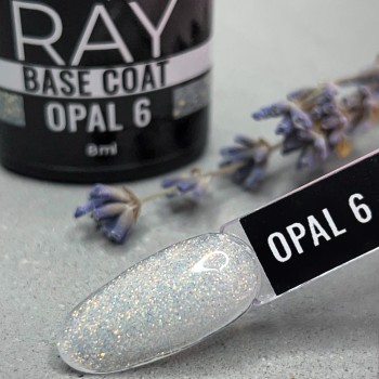База RAY для гель-лака цветная OPAL №6, 8 ml