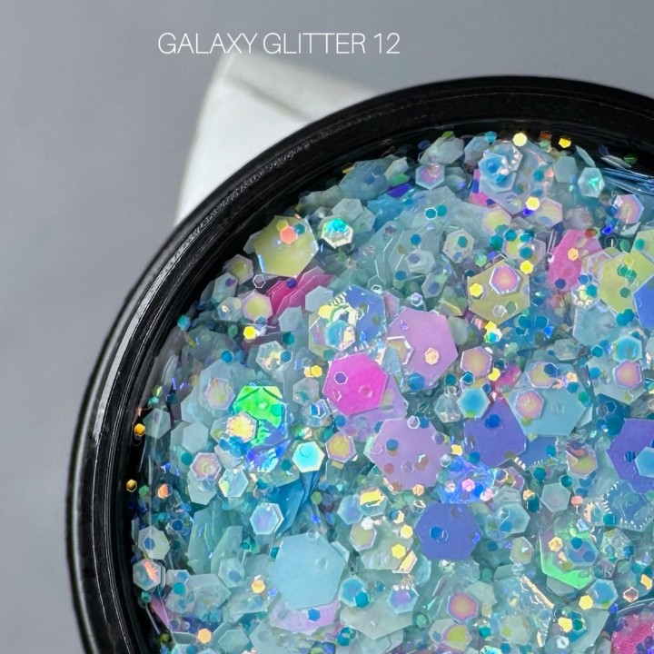 SAGA  professional   Galaxy glitter 8 ml 12