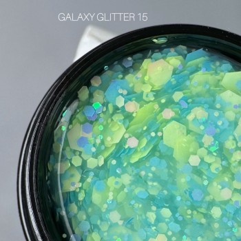 SAGA  professional   Galaxy glitter 8 ml 15