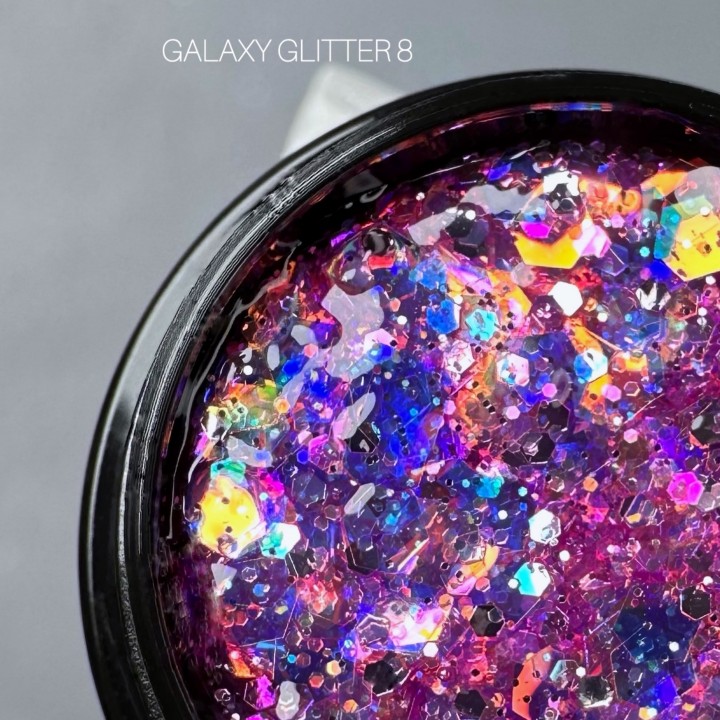SAGA  professional   Galaxy glitter 8 ml 8