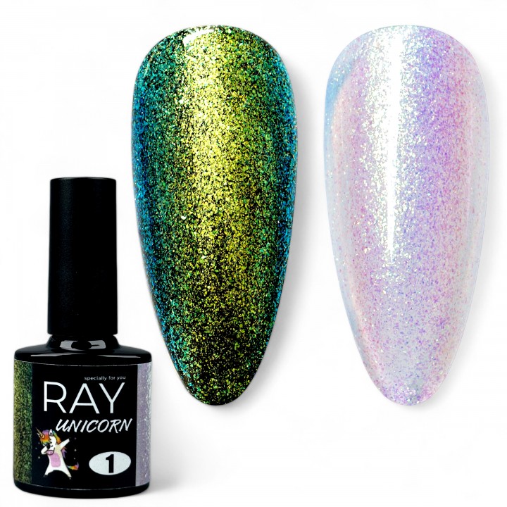 Гель-лак RAY UNICORN  1, 8 мл