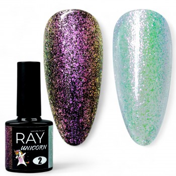 Гель-лак RAY UNICORN  2, 8 мл